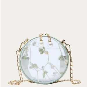 Floral Embroidery Crossbody Bag